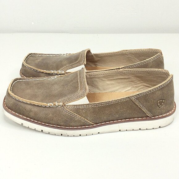 Ariat Womens Cruiser Easy Flex Wide Square Toe Sz 9 Trusty Brown Shoes 10046936 - Picture 4 of 8